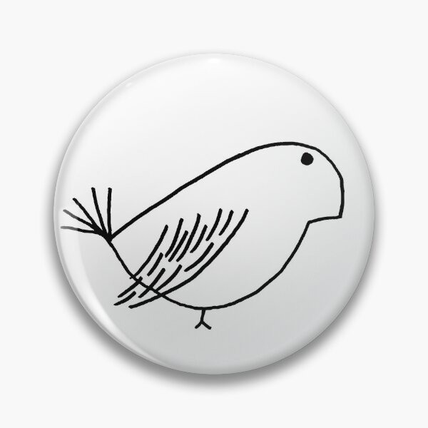 Item preview, Line Drawing Bird designed and sold by IntrovArtDesign.