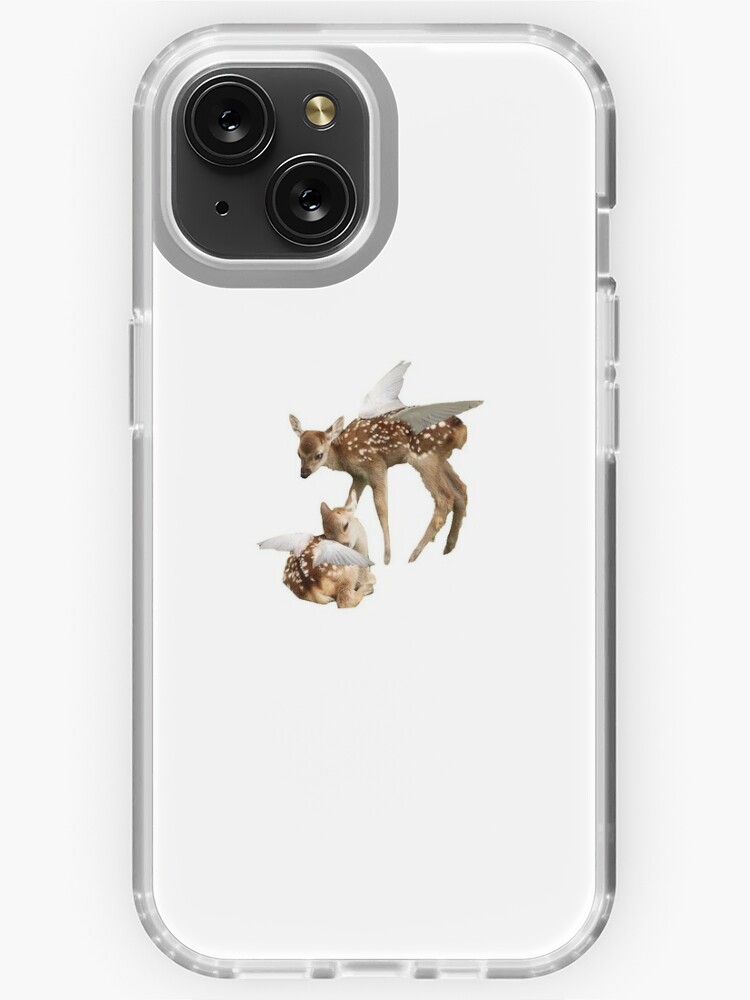 cute deer fawn with wings iPhone Case