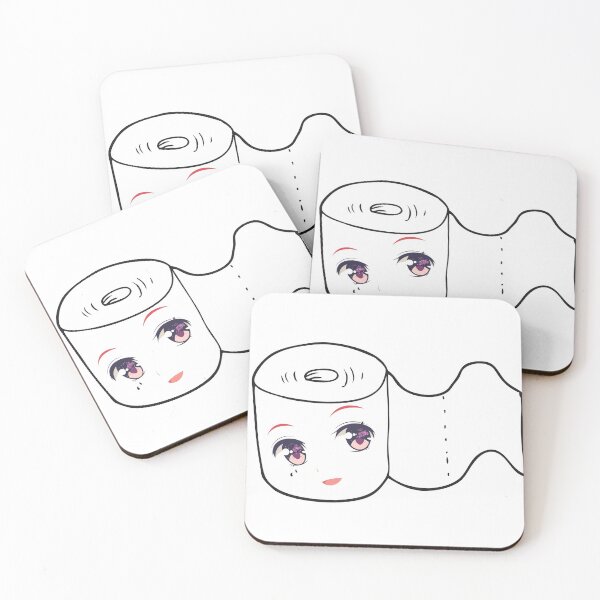 Item preview, Toilet Paper-Chan Happy designed and sold by DWaffleDesigns.