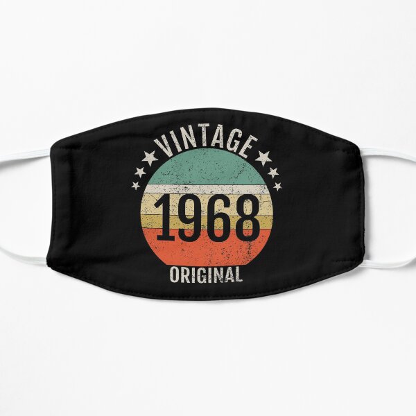 Original Vintage Born in 1968 birth year gift Mask