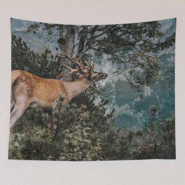 Item preview, The Mountain Deer - Landscape and Nature Photography designed and sold by ewkaphoto.