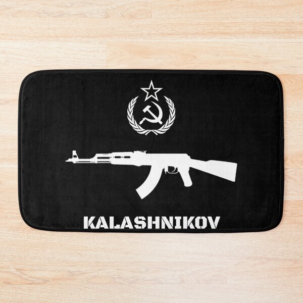 Item preview, Soviet Kalashnikov AK-47 Hammer & Sickle USSR Communism Retro CCCP Symbol designed and sold by TopTeeShop.