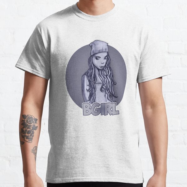 BGIRL (V2) Dessin de Stéphane B pour wishabetterworld Classic T-Shirt