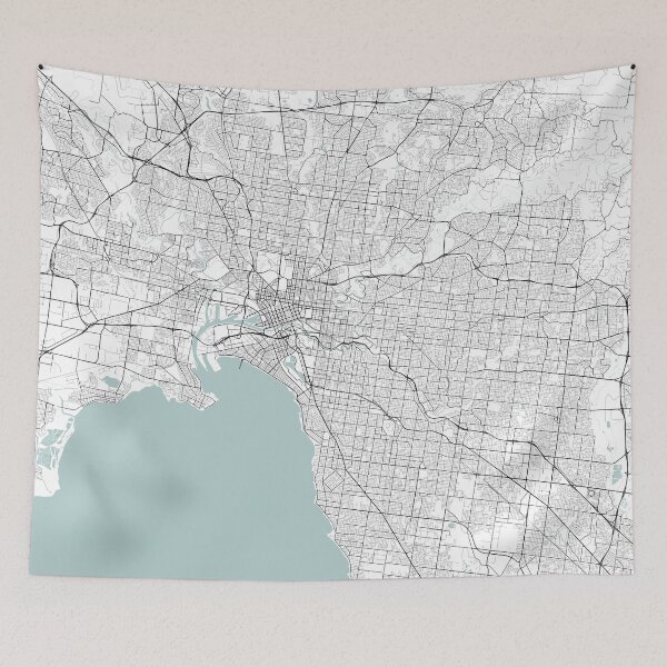 Item preview, Melbourne City Map designed and sold by JLCDesign.