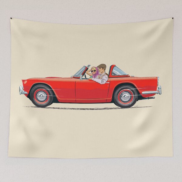 Item preview, Signal Red TR4 with optional Surrey Top designed and sold by Bigs66.