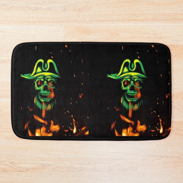 Item preview, A flaming pirate skull designed and sold by Crazy designer ⭐⭐⭐⭐⭐.