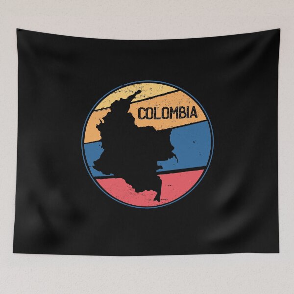 Item preview, COLOMBIA MAP GRUNGE T-SHIRT TEE GIFT PRESENT designed and sold by Timcito.