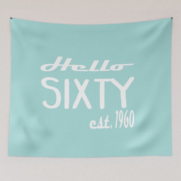 Item preview, Hello Sixttyty Est 1960: Funny Sixtieth 60th Birthday Gift Idea. designed and sold by cutitoutsir.