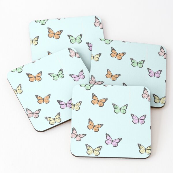 Item preview, Multi-Color Pastel Butterfly  designed and sold by brookenm.