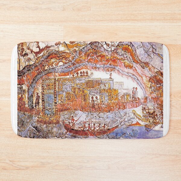 Item preview, Minoan Admirals Flotilla Fresco Thera Scene designed and sold by W. Sheppard Baird.