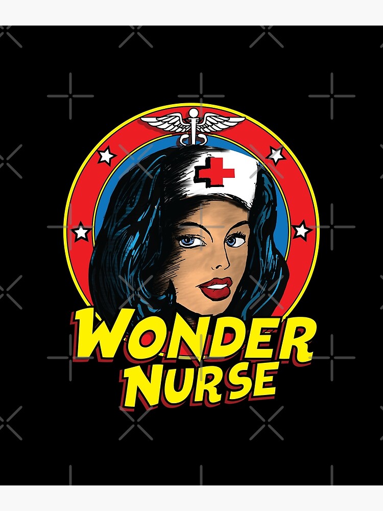 Download Comic Nurse Posters Redbubble
