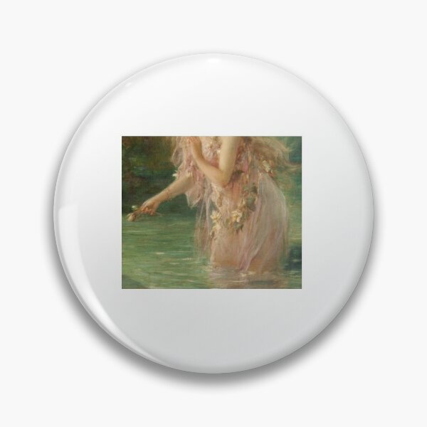 Item preview, aesthetic garden painting of woman sticker designed and sold by chachels.