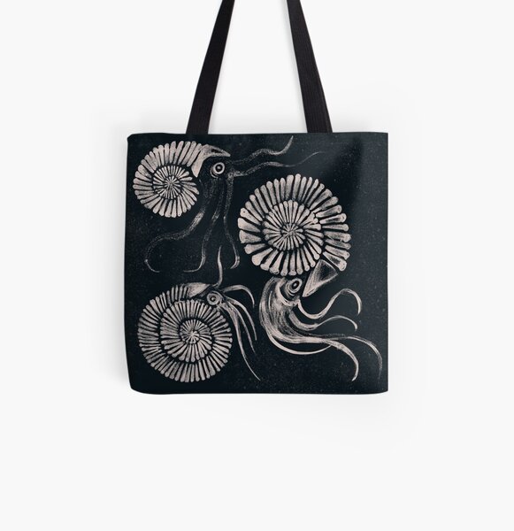 Ammonites All Over Print Tote Bag