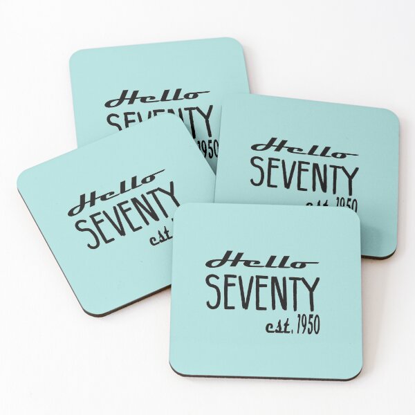 Item preview, Hello Seventy Est 1950: Funny Seventieth 50th Birthday Gift Idea. designed and sold by cutitoutsir.