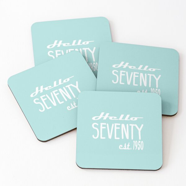 Item preview, Hello Seventy Est 1950: Funny Seventieth 50th Birthday Gift Idea. designed and sold by cutitoutsir.