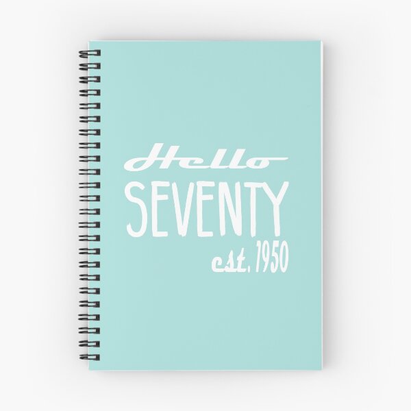 Item preview, Hello Seventy Est 1950: Funny Seventieth 50th Birthday Gift Idea. designed and sold by cutitoutsir.
