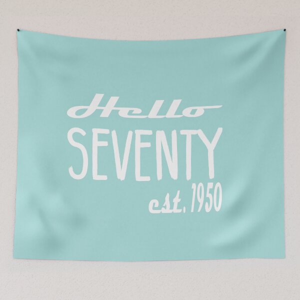 Item preview, Hello Seventy Est 1950: Funny Seventieth 50th Birthday Gift Idea. designed and sold by cutitoutsir.