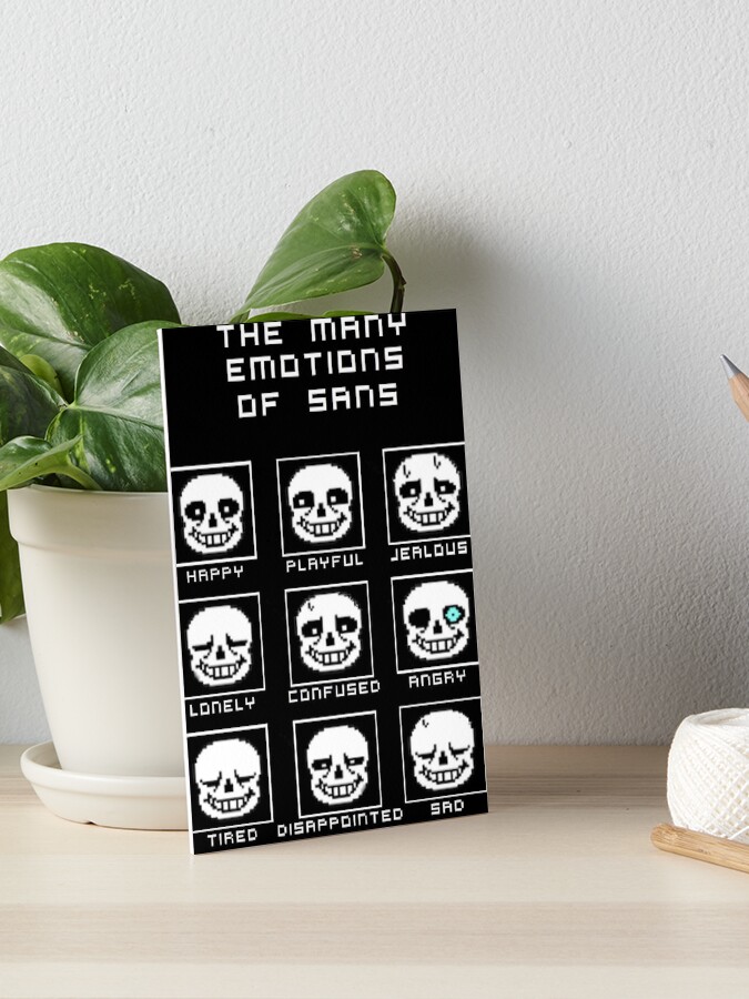 Sans Undertale Art Board Prints for Sale