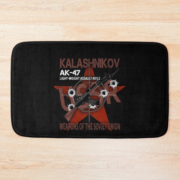 Item preview, Soviet Kalashnikov AK-47 Vintage USSR Weapon Communism Retro CCCP Symbol designed and sold by TopTeeShop.