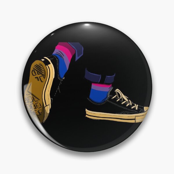 Cuffed Jeans Bisexual Pride Subtle Pin