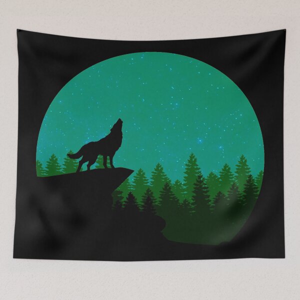 Item preview, wolf and night  designed and sold by Eldad Alemu.