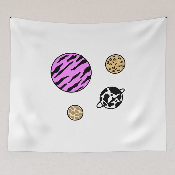 Item preview, Animal print planets designed and sold by emlouisec13.
