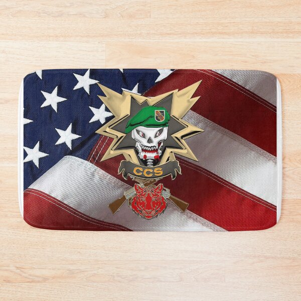 Item preview, Command and Control South - MACV-SOG CCS Patch over American Flag designed and sold by Serge Averbukh Art Studio.