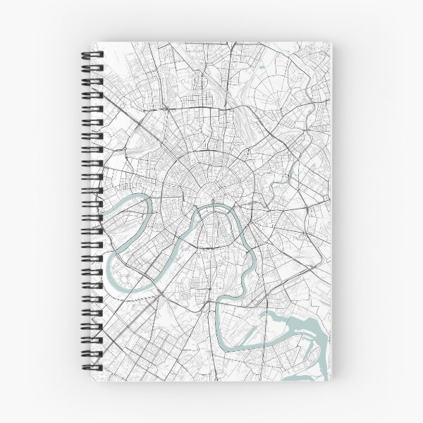 Item preview, Moscow City Map designed and sold by JLCDesign.