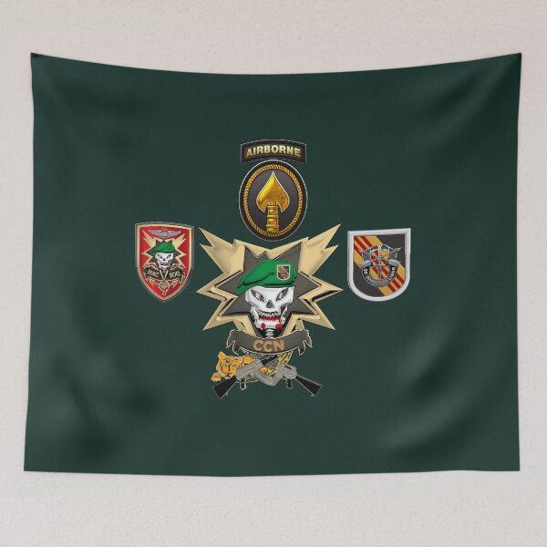 Item preview, Command and Control North - MACV-SOG CCN Patch Special Edition over Green Felt designed and sold by Serge Averbukh Art Studio.