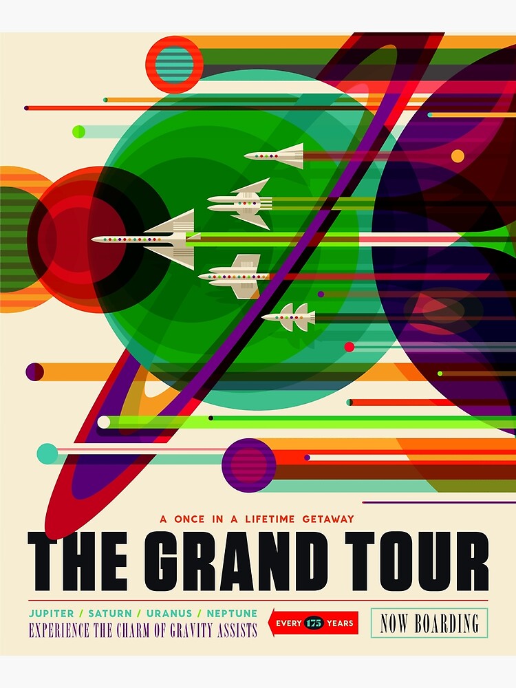 The Grand Tour - NASA/JPL Travel Poster by robertpartridge