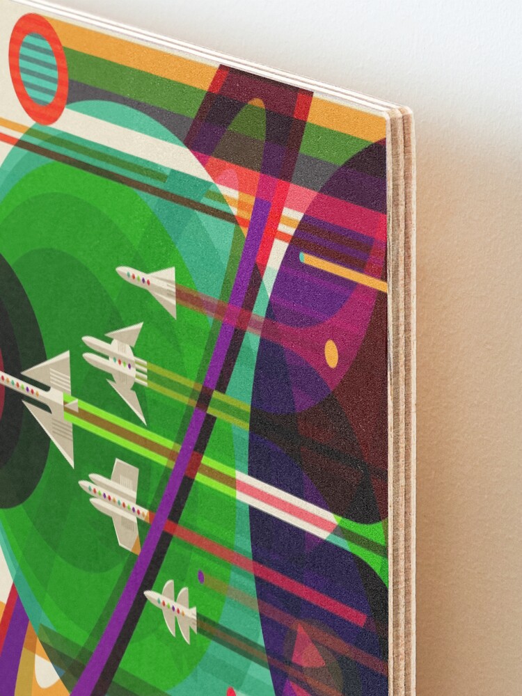Alternate view of The Grand Tour - NASA/JPL Travel Poster Mounted Print