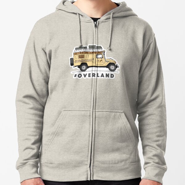 #OVERLAND Zipped Hoodie