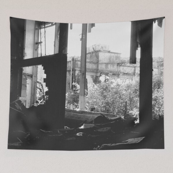 Item preview, View of Trees From Abandoned Factory designed and sold by WildandDivine.