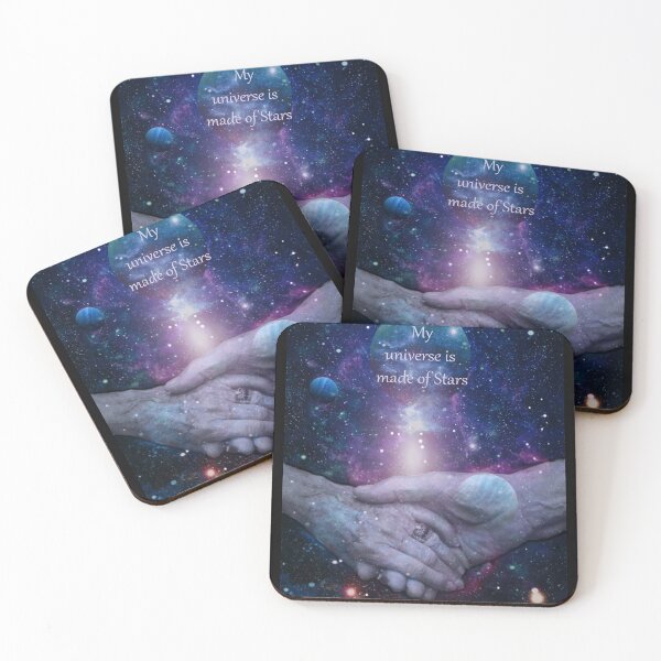 Item preview, My Universe is made of stars older couple holding hands designed and sold by Helen Marvellous.