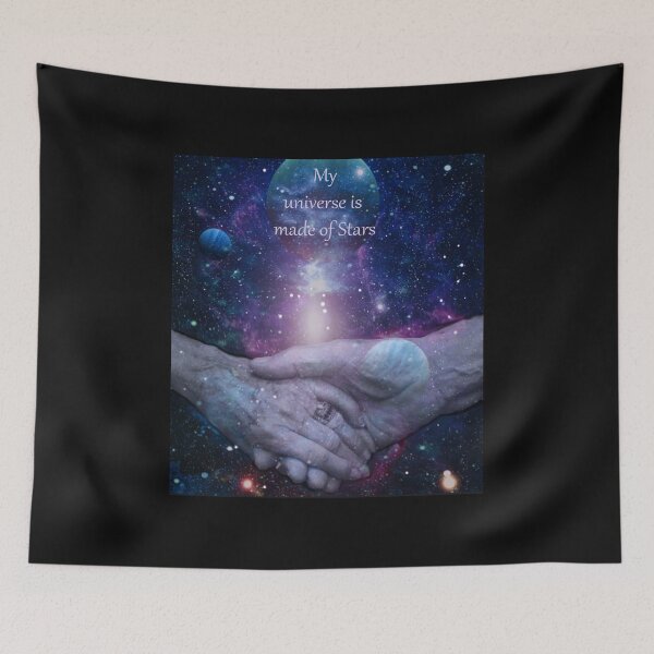 Item preview, My Universe is made of stars older couple holding hands designed and sold by Helen Marvellous.