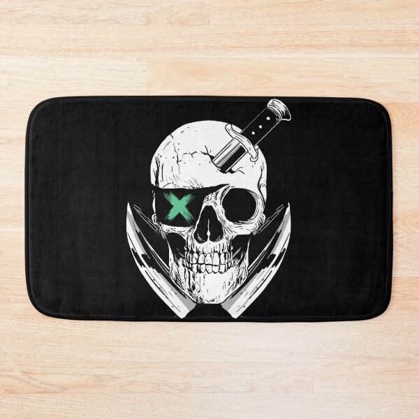 Item preview, Skull with knife designed and sold by nellylebrun.