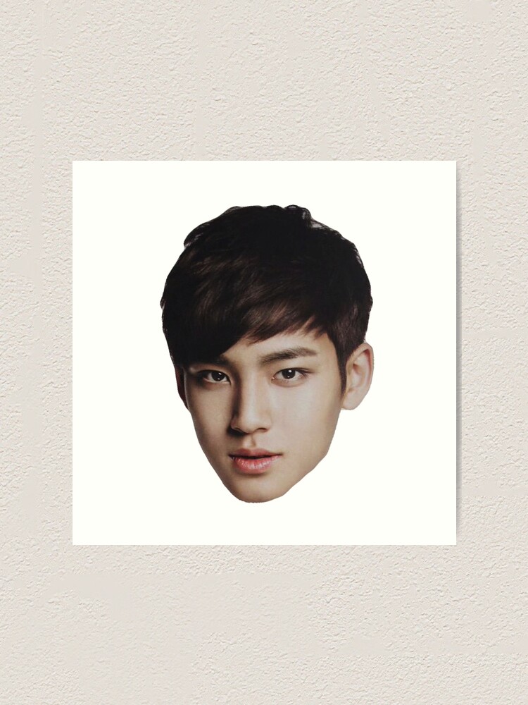 "Mingyu Head" Art Print by vargasaneliz Redbubble