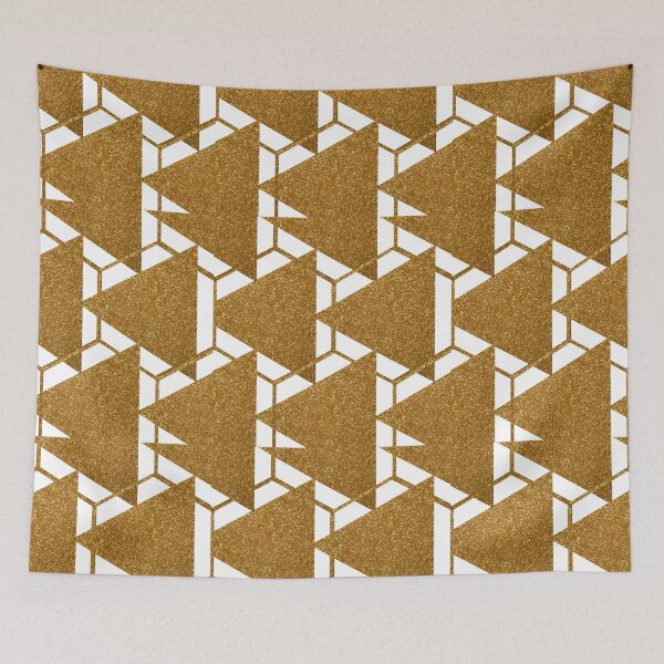 Item preview, gold shapes designed and sold by Adriana Lopes.