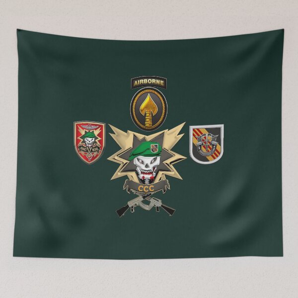 Item preview, Command and Control Central - MACV-SOG CCC Patch Special Edition over Green Felt designed and sold by Serge Averbukh Art Studio.