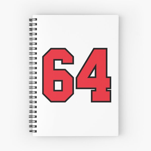 Item preview, 64 Sports Jersey Sixty Four Red Number Black designed and sold by infrontofyou.