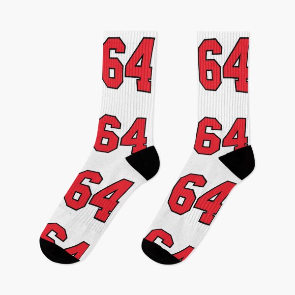 Item preview, 64 Sports Jersey Sixty Four Red Number Black designed and sold by infrontofyou.