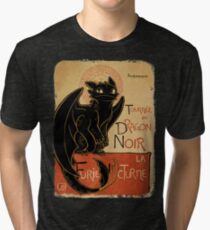 Le Dragon Noir Tri-blend T-Shirt
