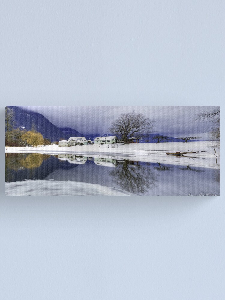 Alternate view of Percy Farm in Winter Canvas Print