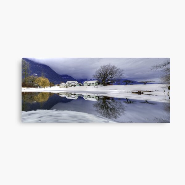 Percy Farm in Winter Canvas Print