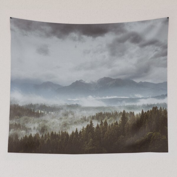 Item preview, Misty mountains designed and sold by ewkaphoto.