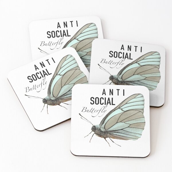 Item preview, Introvert Anti Social Butterfly designed and sold by Meleth-nin.