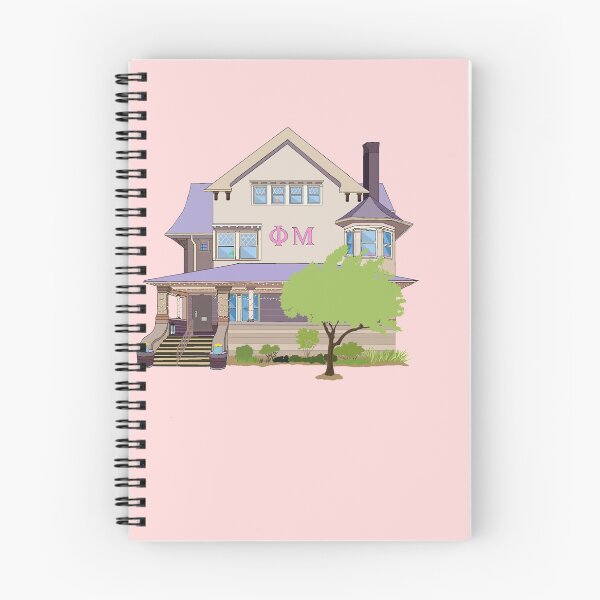Item preview, Phi Mu House Sticker designed and sold by LivsPopUpArtShp.