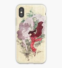 Vinilo o funda para iPhone Perros salvajes y capas rojas