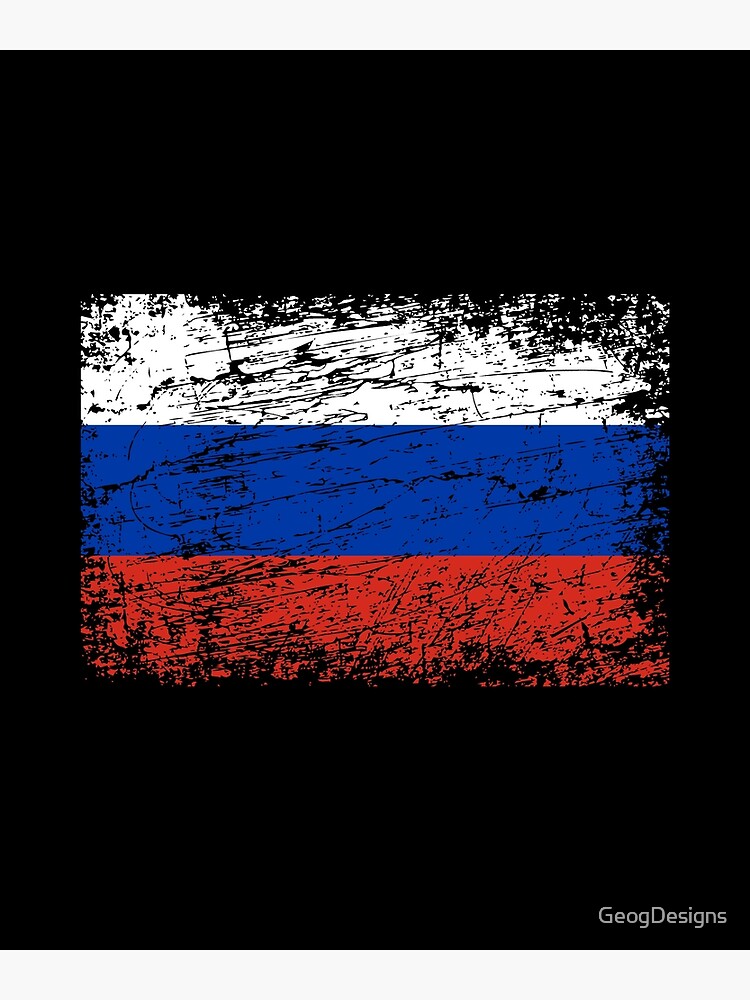 Russia Flag Grunge