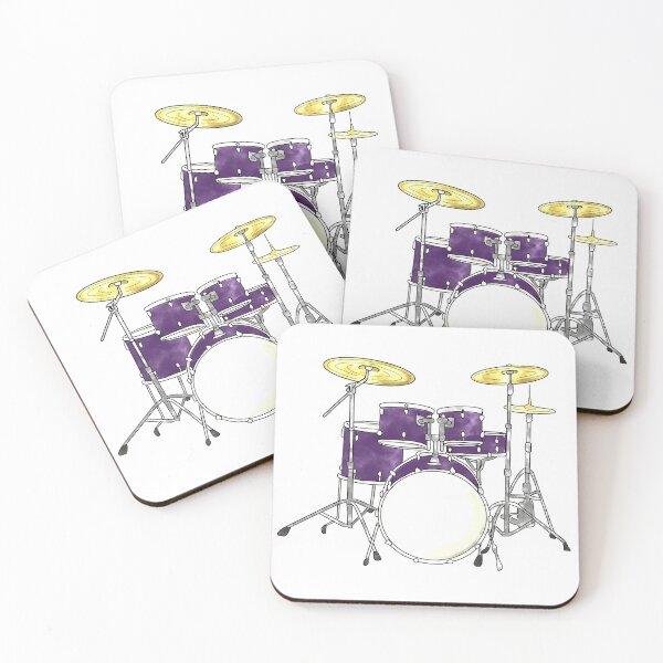 Item preview, Drum Kit (Purple) designed and sold by Veronica Pifer.